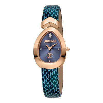 Just Cavalli Signature Snake Diversa Schlange Blau