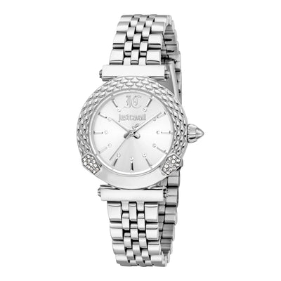 Just Cavalli Animalier Mistero Schlange Silber