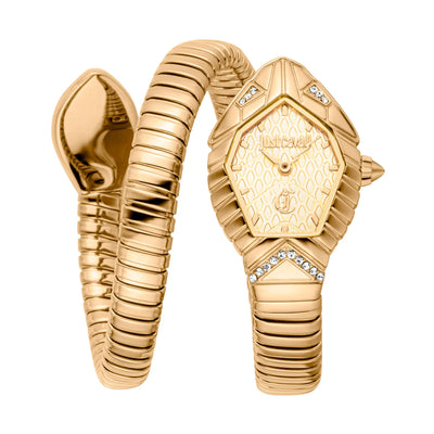 Just Cavalli Signature Snake Speranza Gelb Gold Champagner