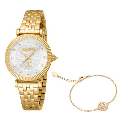 Just Cavalli SET Entfesselt Gelb Gold Silber