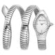 Just Cavalli Signature Snake Aurela Silber