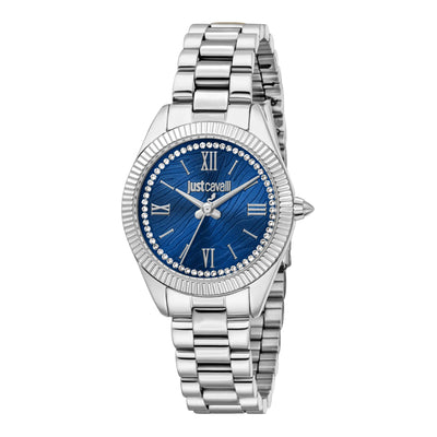 Just Cavalli Animalier Amabile Silber Blau